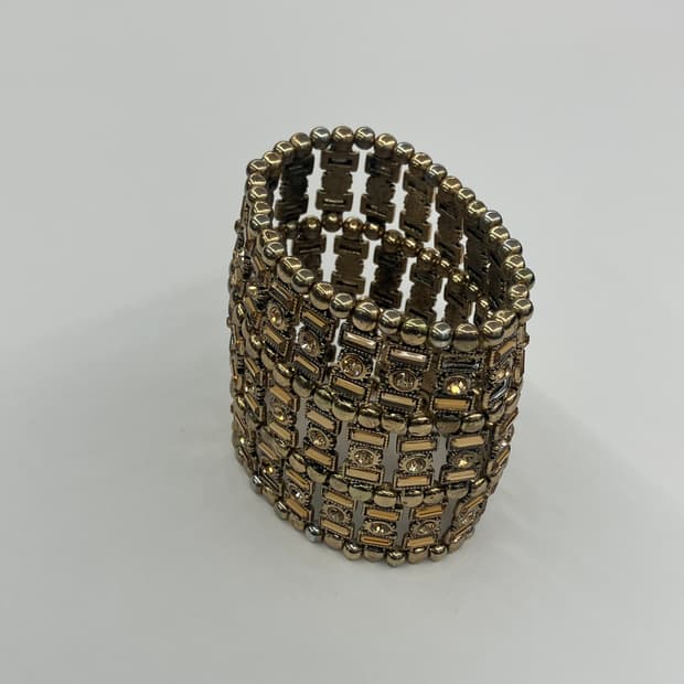 앤틱골드 빅 팔찌