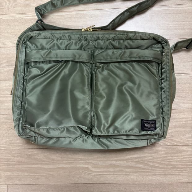 요시다포터 porter 숄더백 XL 서류가방 노트북가방 세이지그린 신형