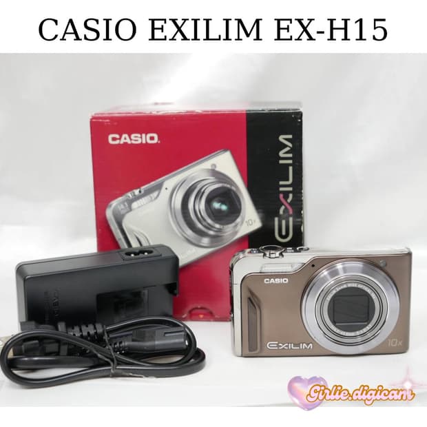 *하이앤드+뽀용+세련된외관*카시오 엑슬림 EX-H15(작례✔️)