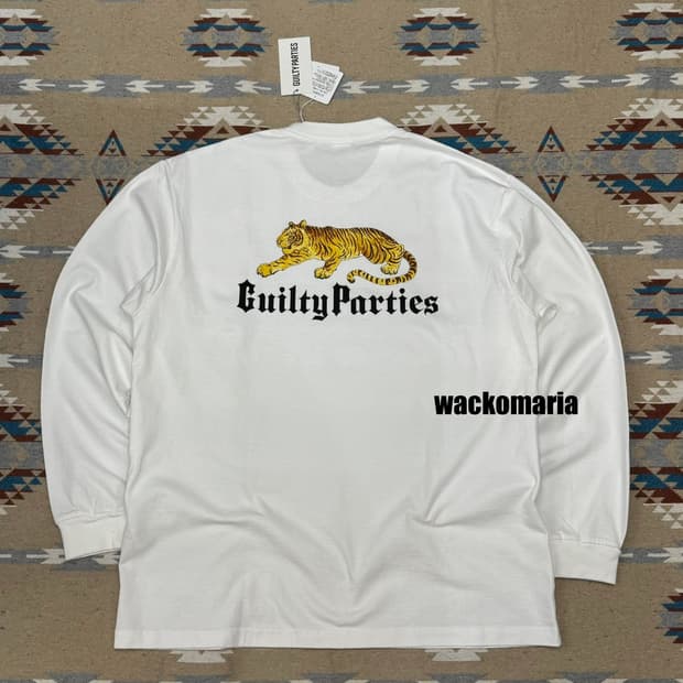 [XL] 와코마리아 x 팀 리하이 워시드 헤이웨이트 롱슬리브 