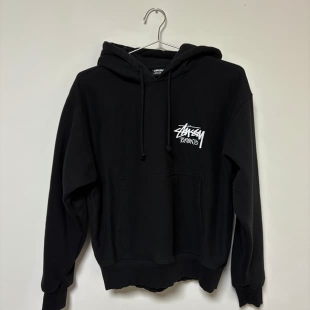 스투시 토론토 후드티 블랙 stussy toronto