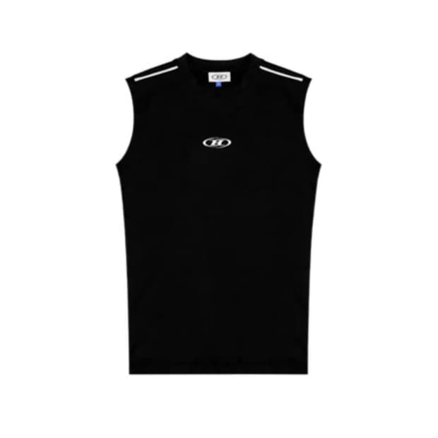 본투윈 로고 포인트 슬리브리스 나시 민소매 1&3