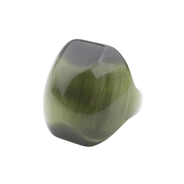 그리너리 캣츠아이 글래스 반지 국내 15호