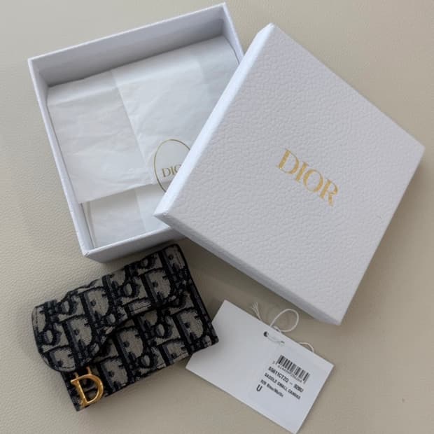 [백화점 정품]디올 새들 Bloom 카드 지갑