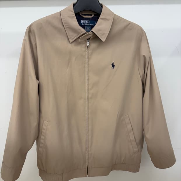 [L]  폴로 랄프로렌 베이지색 블루종 자켓