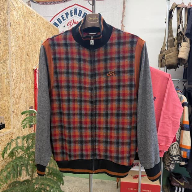 나이키 SB 울집업 바시티 자켓