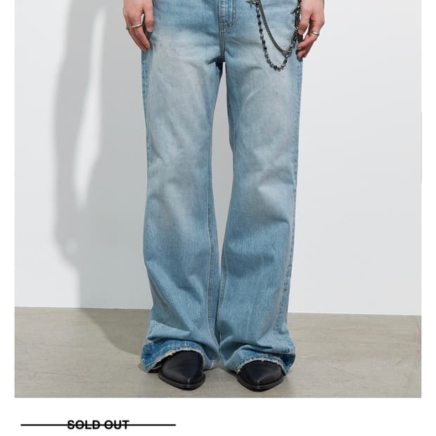 RELAXED BOOTCUT WASHED JEAN [구매]