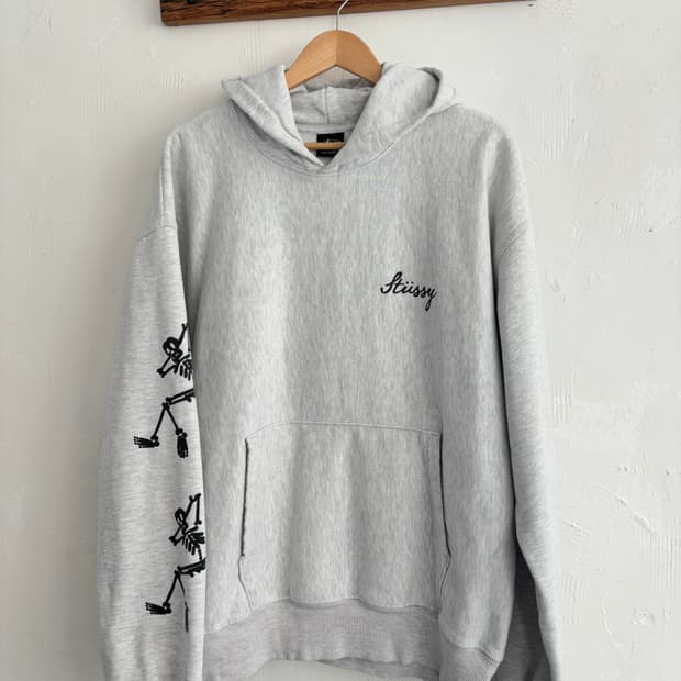 Stussy 스투시 파라다이스 로스트 애쉬 후드티