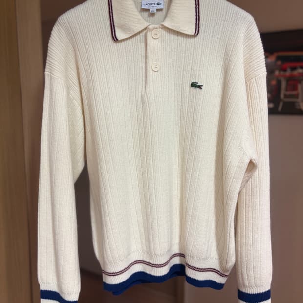 (4) 라코스테 울 스웨터 테니스 폴로 셔츠