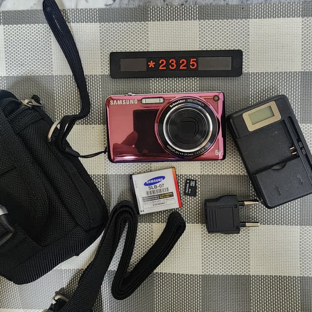 삼성 블루 ST 600 디지털카메라 파우치포함