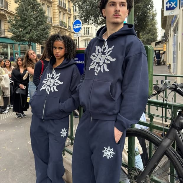 Libity후드집업navy