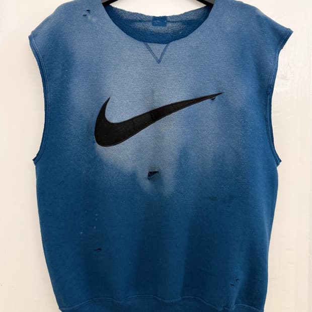 90s Vintage Nike Sleeveless Sweatshirt 