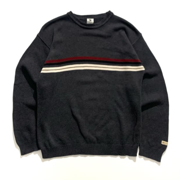 콜롬비아 라운드 코튼 니트