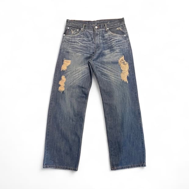 리바이스 데미지 배기진