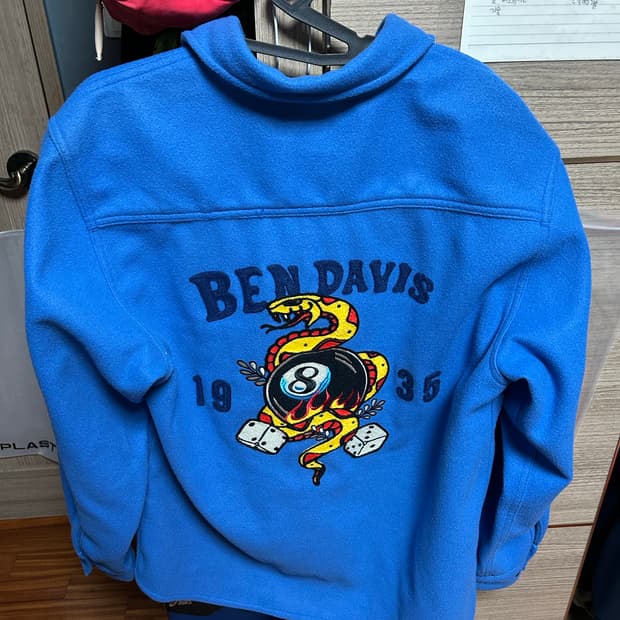 벤데이비스 스네이크 자수 울워크자켓 M