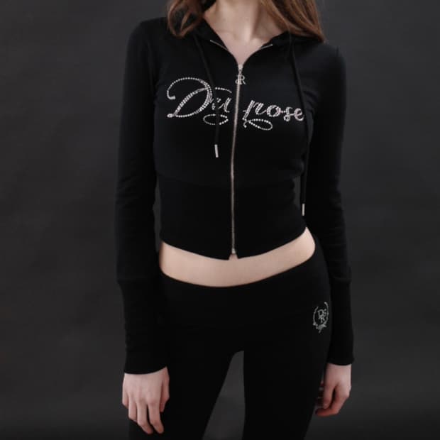 드라이로즈 립포인트 후드집업