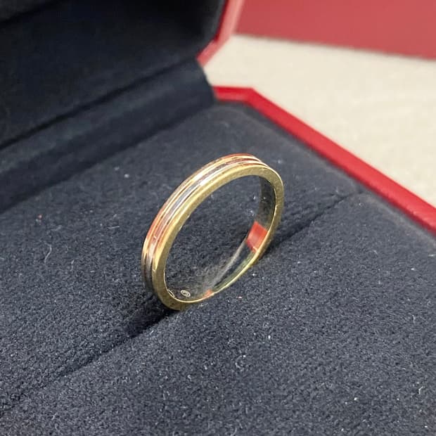 까르띠에 방돔 루이 2.5mm 웨딩링 18k 3색 49호