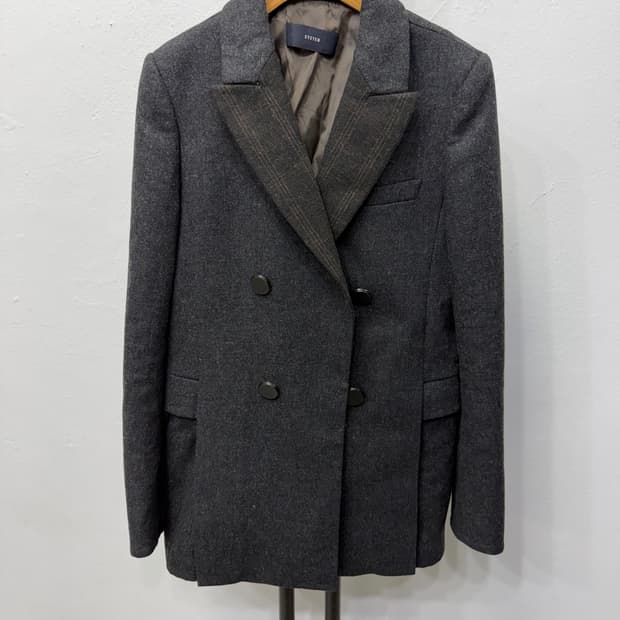 정품) SYSTEM 시스템 한섬 더블 브레스티드 자켓 82