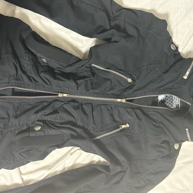 빈티지 디그딥 dig deep 펑크 자켓 투웨이