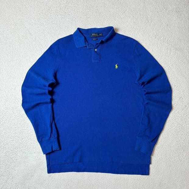 폴로 랄프로렌 커스텀핏 포니 로고 카라 롱슬리브PN7182