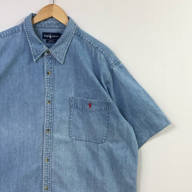 Xxl 폴로 데님 셔츠