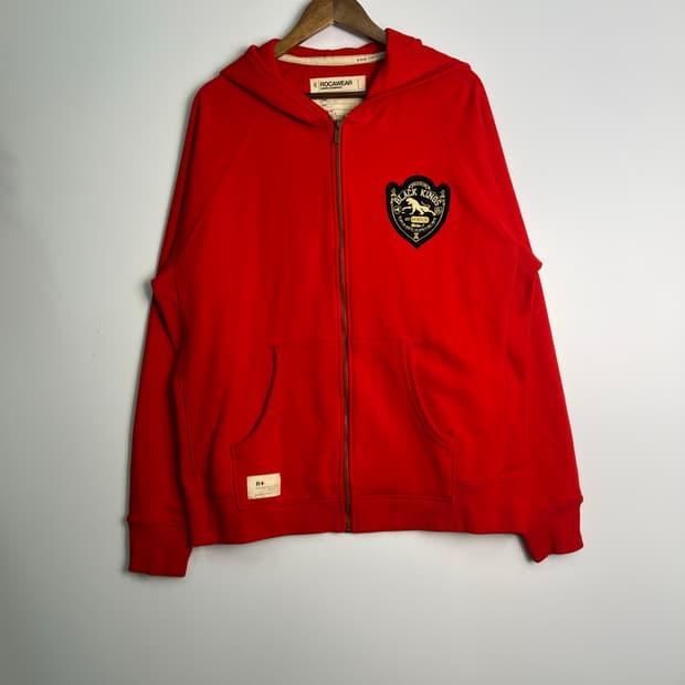 ROCAWEAR 레드 후드집업 