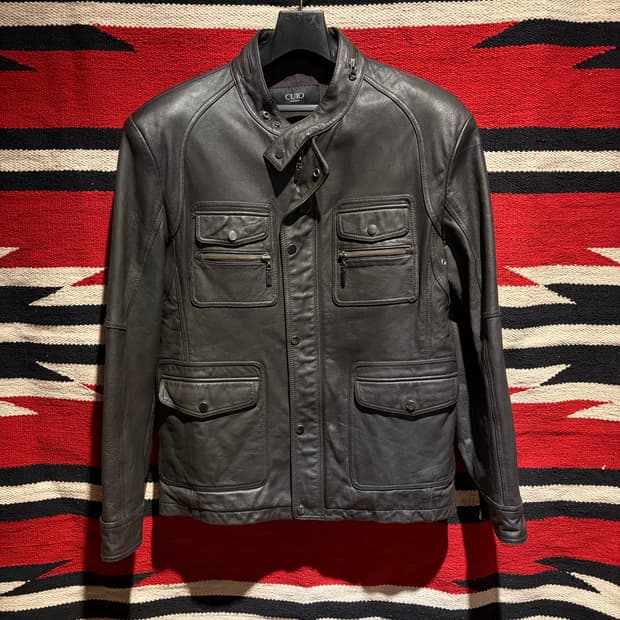 Vintage 4pocket biker jacket/ 양가죽 라이더자켓