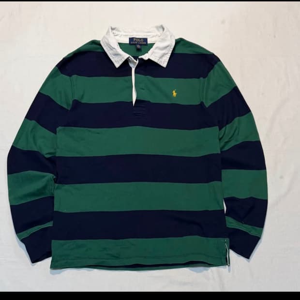 폴로 스트라이프 카라티 L