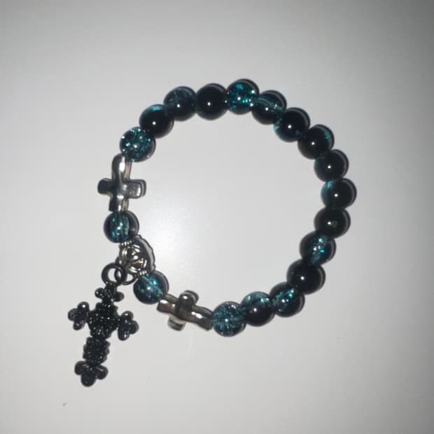 고스 펑크 비즈 팔찌 ✝️