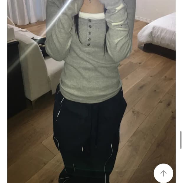 이즈이즈 터치 버튼 티 그레이