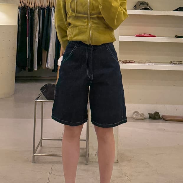 칼하트 데님 카펜터 반바지 U1594