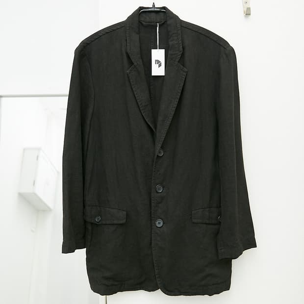 Side Slit Linen Jacket