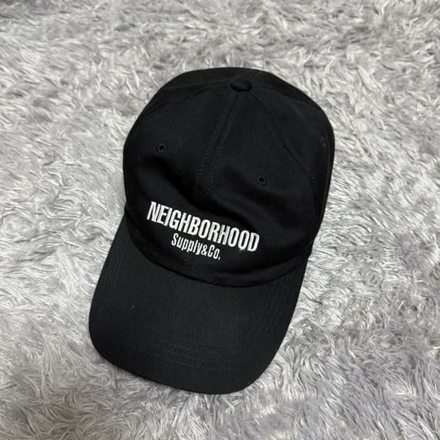 [F] 네이버후드 대드 캡 블랙