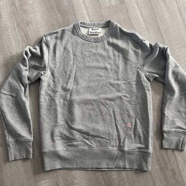 아크네 스튜디오 그레이 여성 맨투맨 S