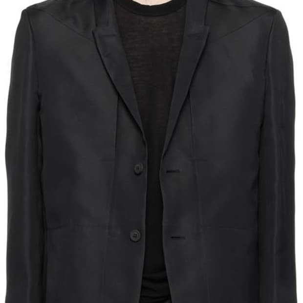 릭오웬스 실크 블레이저 48사이즈