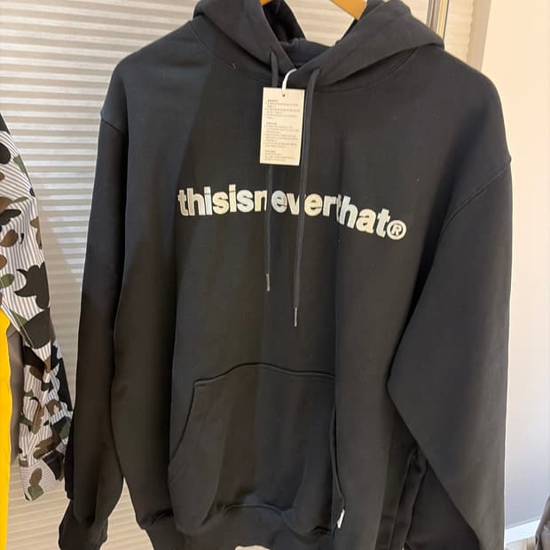 디스이즈네버댓 로고 후디 L 새상품