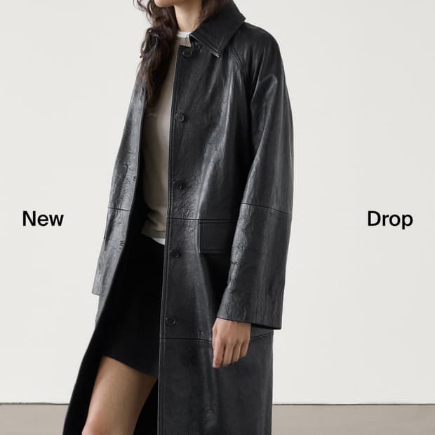 마시모두띠 레더 코트 레더 자켓