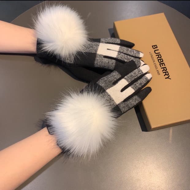 버버리 장갑 가을 겨울 보온 클래식 심플