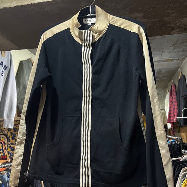 00s LANVIN 랑방 포인트 집업 자켓 40