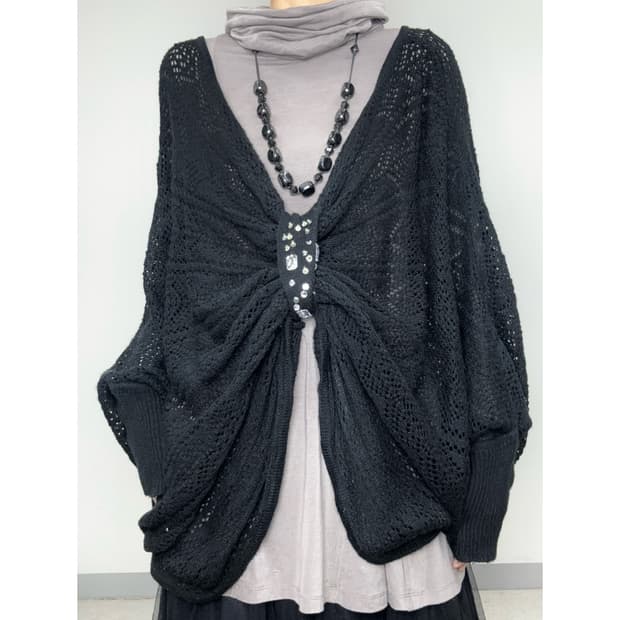 빈티지 크로셰 가디건 니트 볼레로