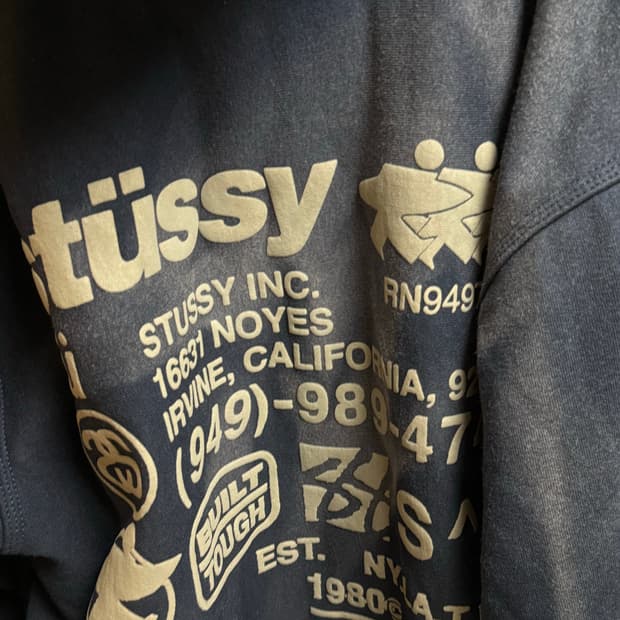 스투시 dna 후드집업 