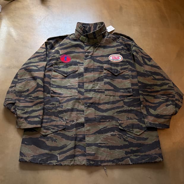 알파인더스트리 타이거카모 M65 자켓