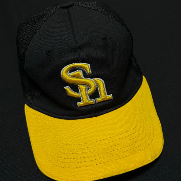 소프트뱅크 호크스 일본 빈티지 네쉬망 캡 모자