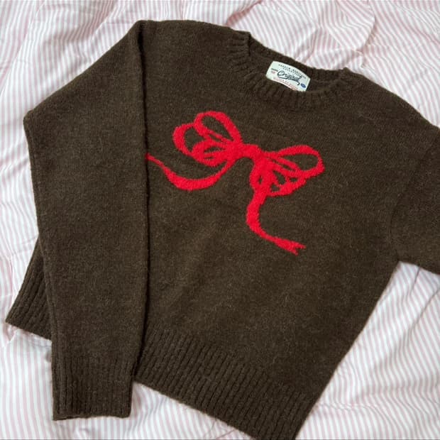 벤시몽 리본 니트