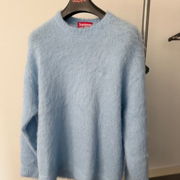 슈프림 모헤어 니트 XL 