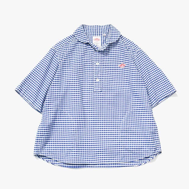 DANTON - PULLOVER CHECK SHIRT