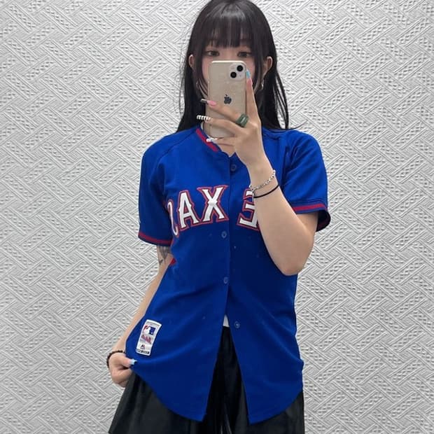 마제스틱 텍사스 레인저스 야구 져지 셔츠 반팔티 90 C12955
