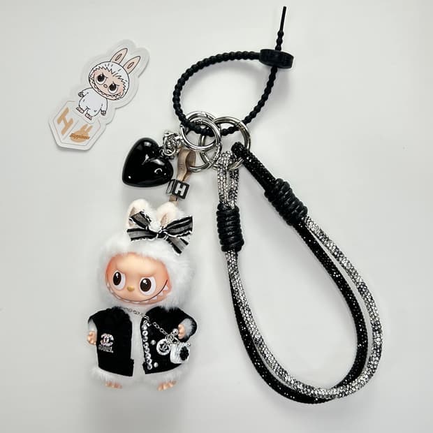 🐰미니라부부 내 마음속 비밀번호”H”커스텀키링