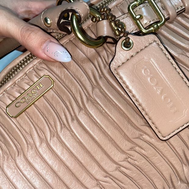 Coach madison gathered leather bag