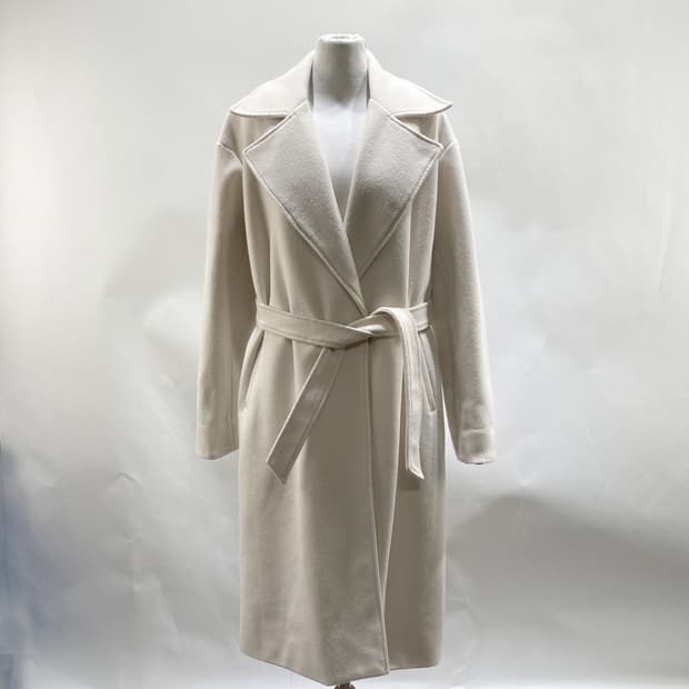 LUUL 여성 울 롱코트 안감누빔 M